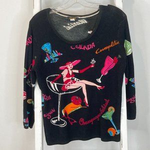 Vintage Cocktail Sweater / Elizabeth New York